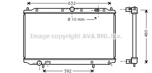 AVA QUALITY COOLING Радиатор, охлаждение двигателя VO2124